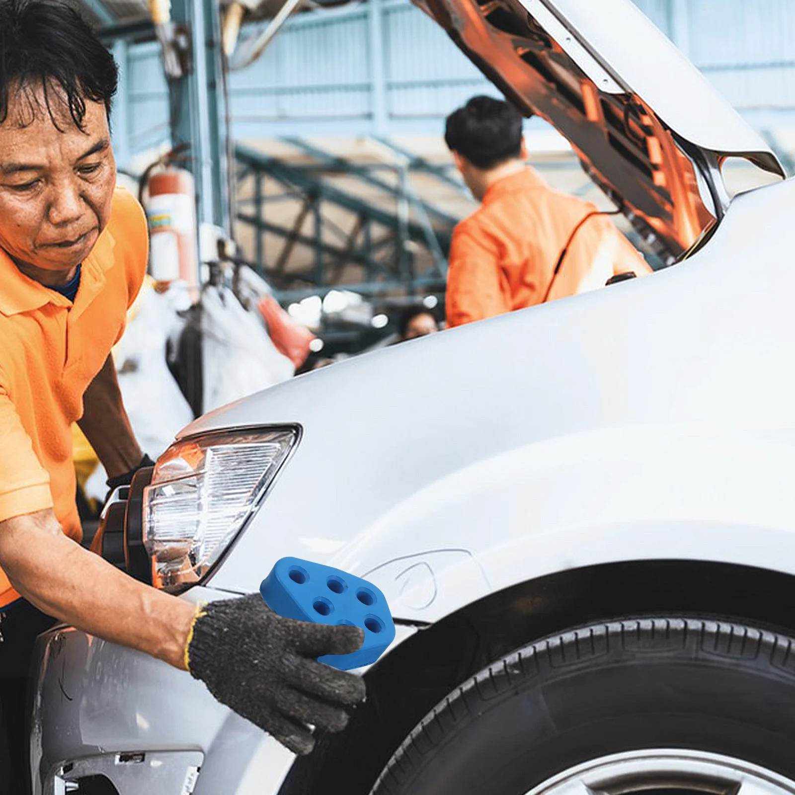 

2 шт. универсальная автомобильная резиновая вешалка для выхлопных газов, держатель глушителя, кронштейн, прочный шумопоглощающий изолятор выхлопных газов