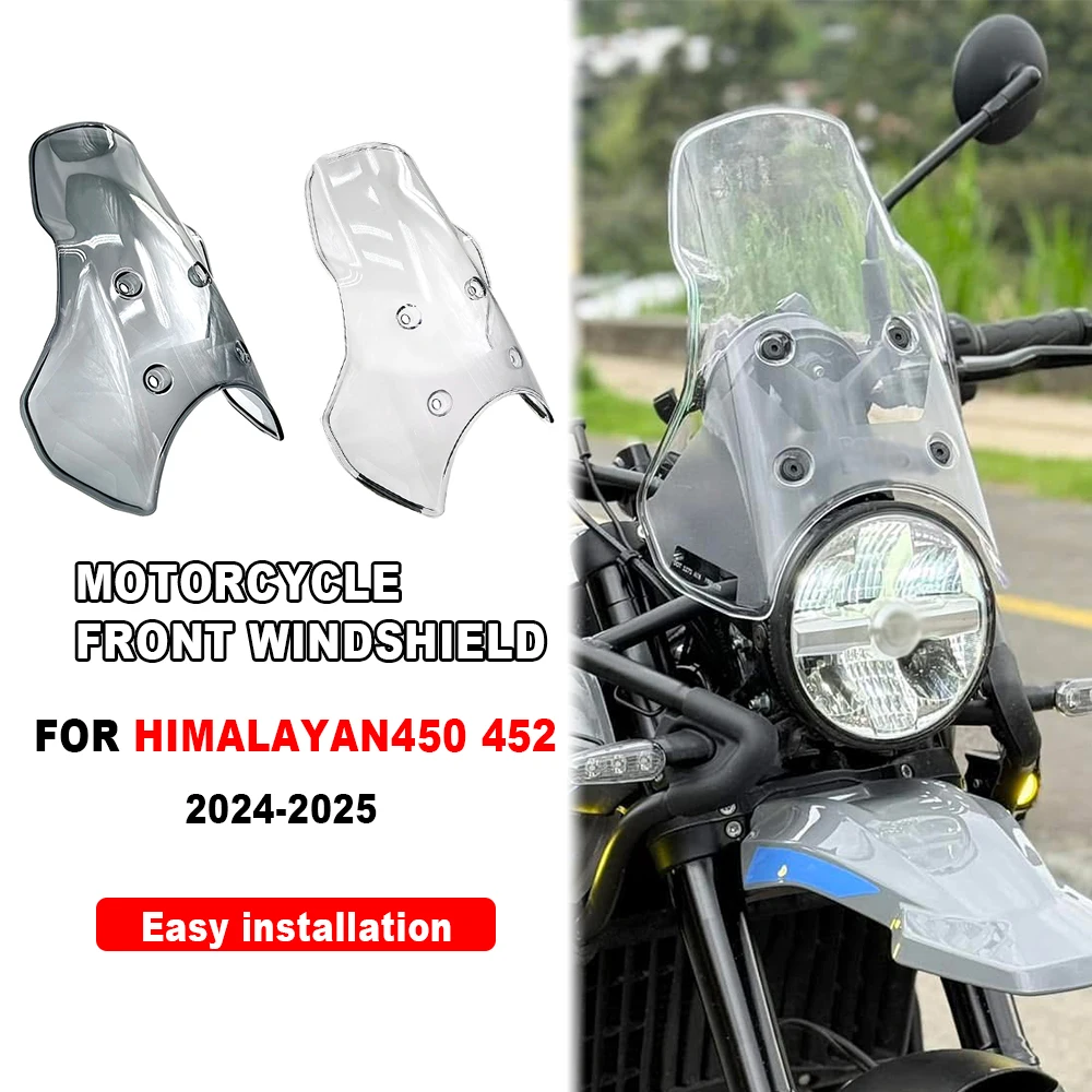 

New Motorcycle Windshield Windshield Raised Windshield himalayan Parts For Himalayan 450 Himalayan452 Himalayan450 2024 2025