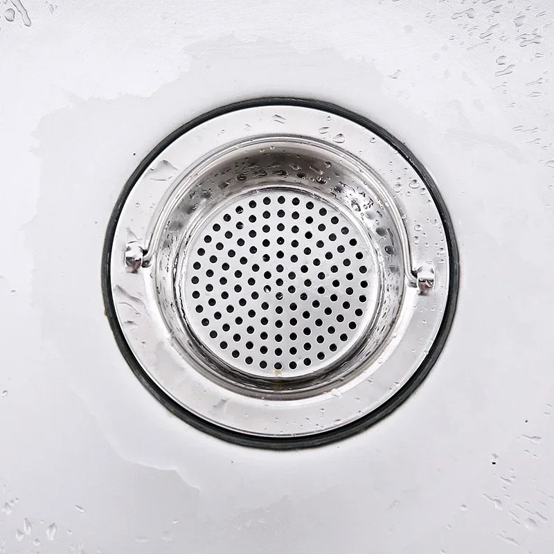 Sewer kitchen sink garbage filter wash dishes wash basin lift cage floor drain sink stainless steel plug