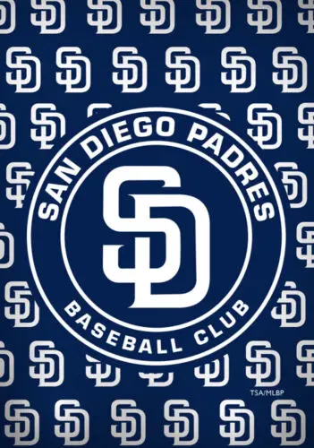 San Diego Padres Greeting Card Garden Flag Baseball Sports