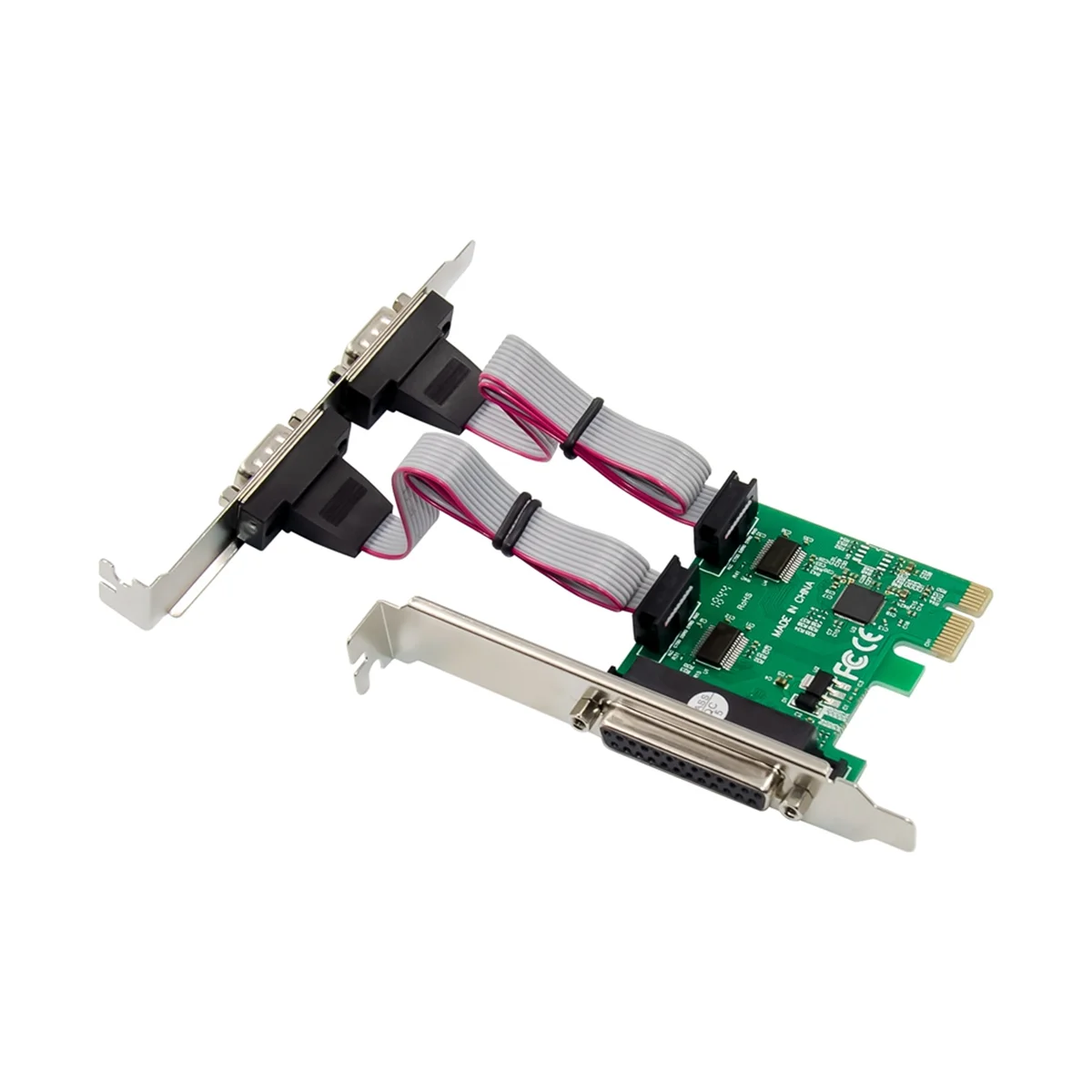 

Upgraded Expansion Card ST317 PCIe X1 AX99100 2S1P Industrial RS232+LTP
