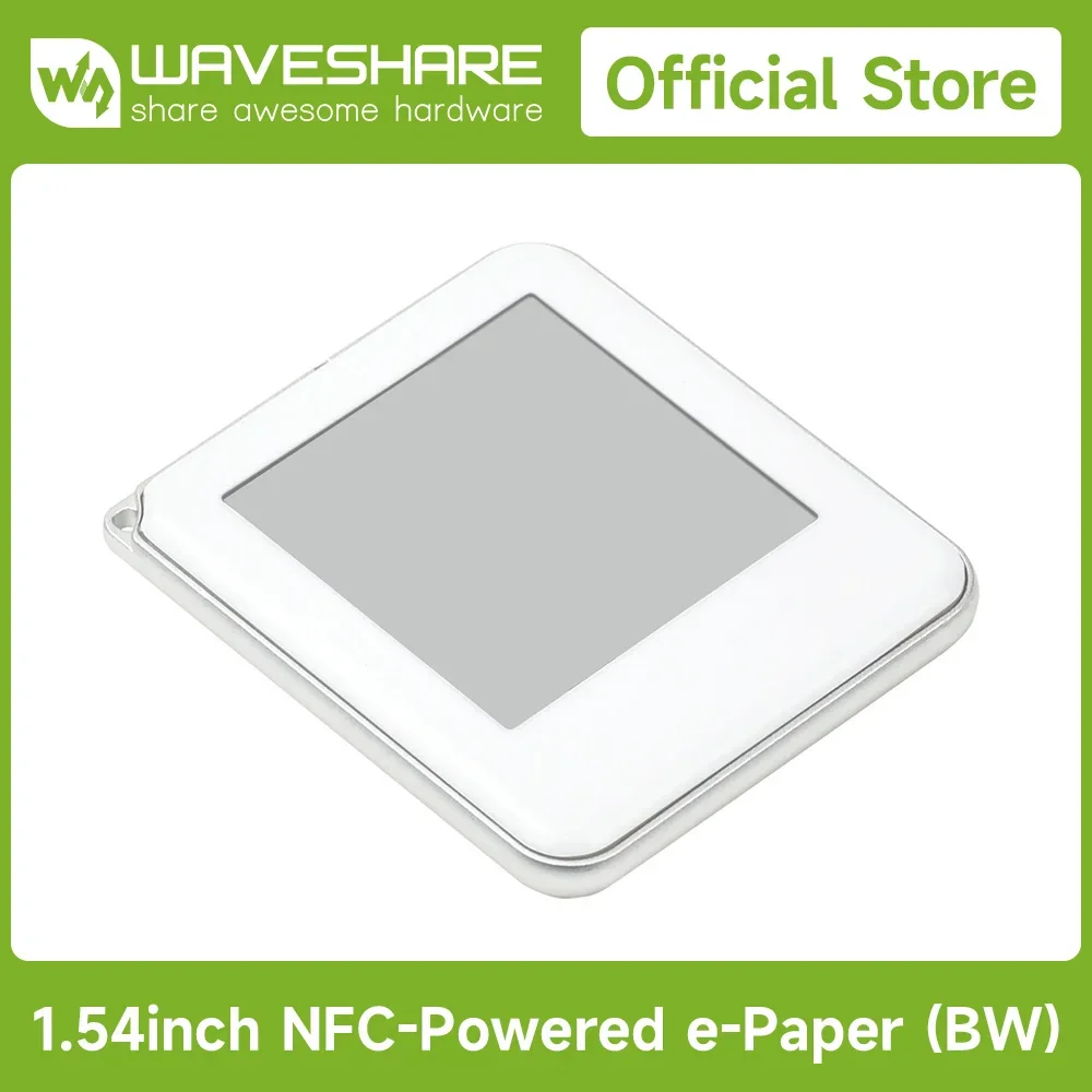 

【Официальная гарантия】Waveshare 1,54-дюймовая электронная бумага с питанием NFC, без батареи, беспроводная передача данных и передача данных, трехцветная контактная карта QR