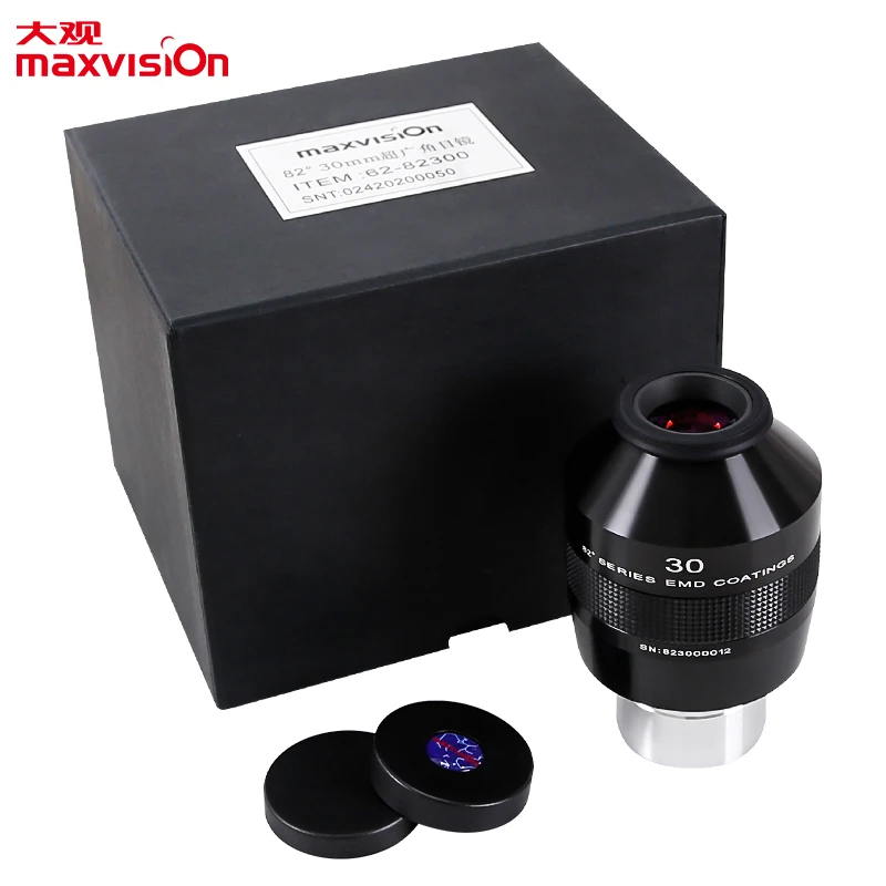 

Maxvision 82 Degree 18mm 24mm 30mm 2-Inch Parfocal Eyepiece for Astronomical Telescopes - Set of Three Not Monocular