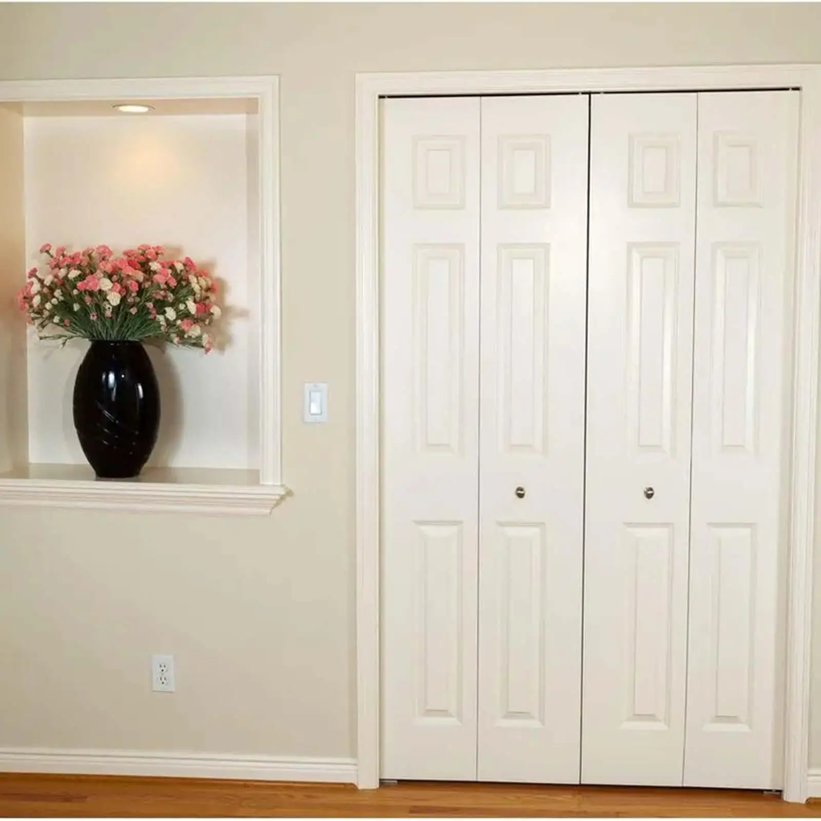 Bifold Sliding Closet Door Hardware Repair Set Stainless Steel Top and Bottom Pivots for Door Restoration