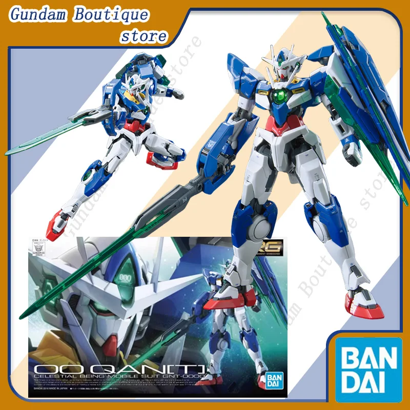 

Bandai натуральная 00 QAN [T] RG Gundam аниме фигурка робота периферия Коллекционная сборная модель игрушки украшения подарок детям