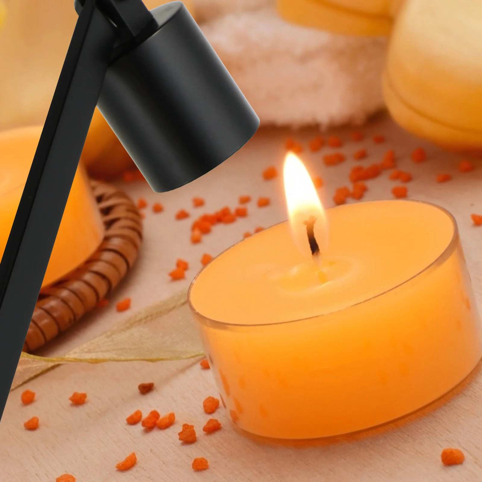 Candlesticks Tool Stainless Steel Extinguisher Putting Out Metal Candlesnuffer Lighter Extinguishers Silver Device