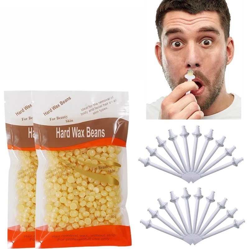 Painless Nose Wax Sticks Set Nasal Hair Removal Cleaning Tool  Optional Easy Safe Nose Hair Remover Kit For Men Home Grooming