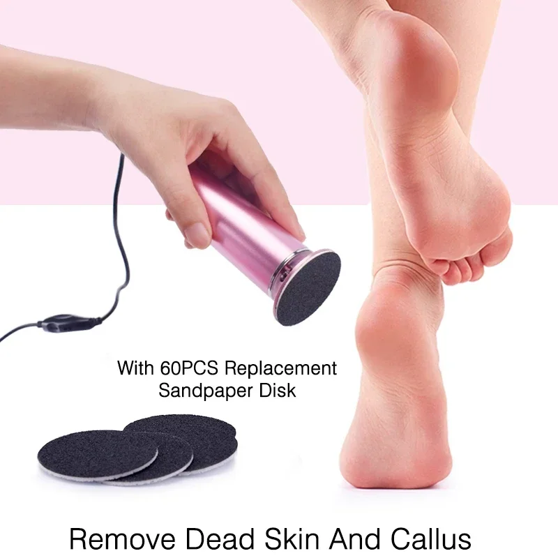 Electric Pedicure Foot Care Tool Files Pedicure Callus Remover Rechargeable Sawing File for Feet Dead Skin Callus Peel Remover