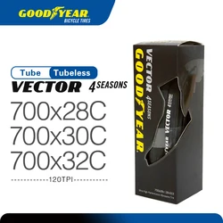 Goodyear Vector 4 SEASONS 700x28c tire Tubeless/Tube Road Bike Tire 700x25c Clincher Foldable Gravel Cycling Tire Parts