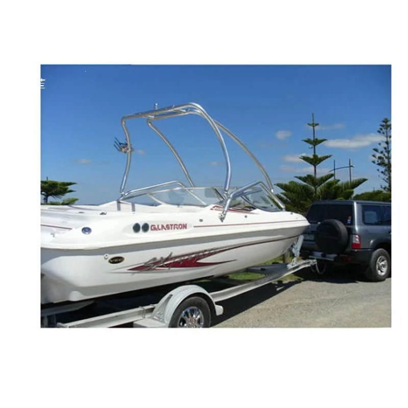 Yacht Water Slide Tower Aluminum Tube Polished Boat Surf Water Ski Stand