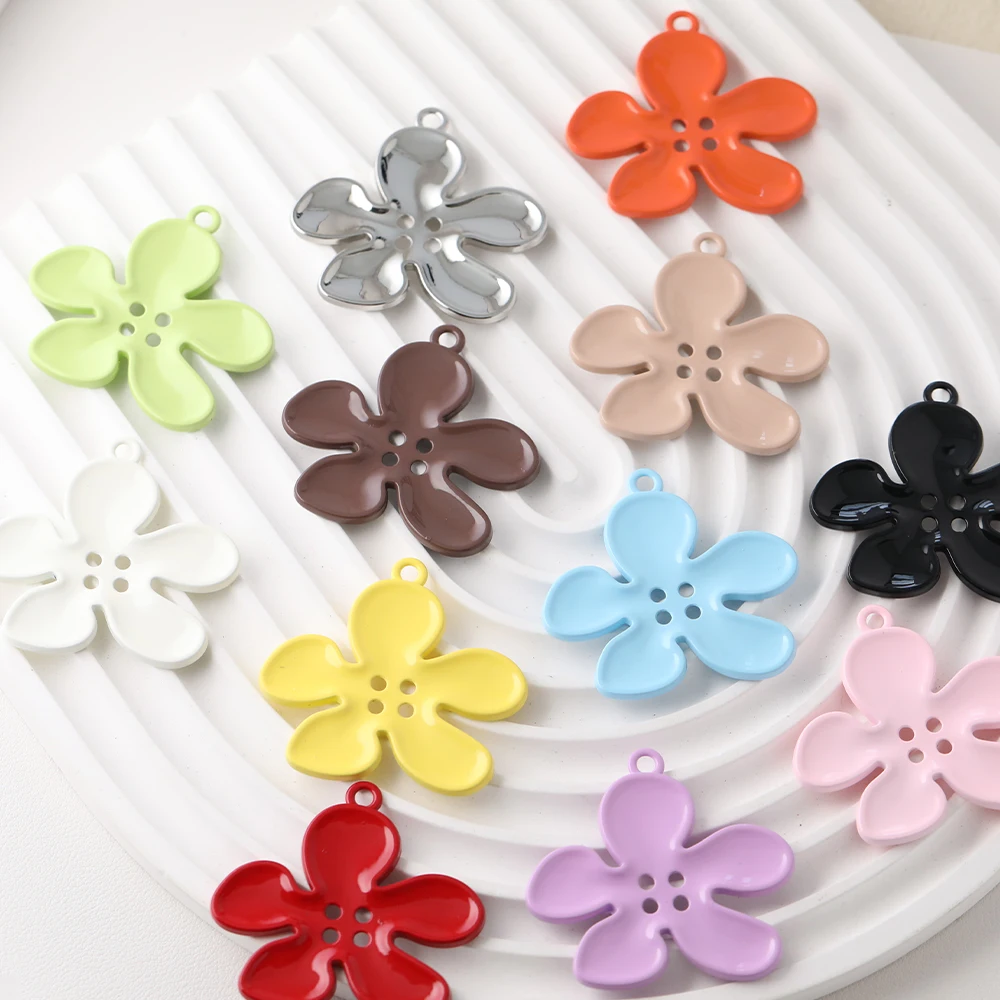 

Cordial Design 50Pcs 48*50MM DIY Pendant/Paint Effect/Hand Made/Flower Shape/Bag Pendant/Jewelry Findings & Components #195094