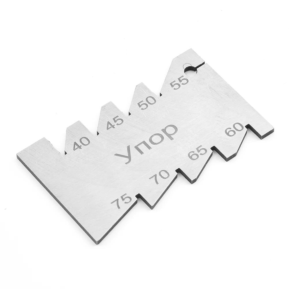 4pcs Angle Gauge Wire Cutting Stainless Iron Carbon Steel Tool  Measuring Tool Carbon Steel Tool Setting Template Thread Plated