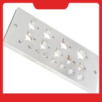 High Speed Steel Dowel Plate Dowel Maker 17 Holes (English System) Steel Dowel Plate Plum Bossom Holes-N38R