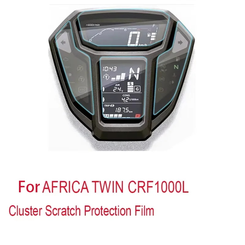 For HONDA AFRICA TWIN CRF1000L Cluster Scratch Protection Film Screen Protector Instrument Dashboard 100% Brand New
