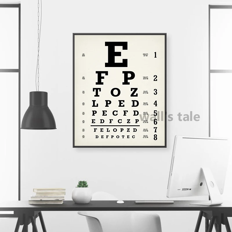 Ophthalmologist Optician Gift Floral Eye Anatomy Art Print Refractor Poster Microscope Canvas Painting Doctors Office Wall Decor