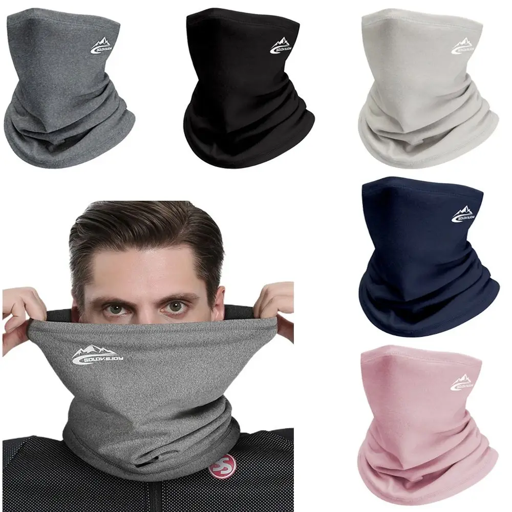 Windproof Headgear Velvet Sports Bandana Thickening Plush Neck Scarf Cycling Scarf Ski