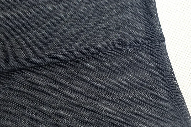 Women Fashion Sheer Mesh Patchwork Cascading Ruffle Solid Mini Cake Dress Sexy O-neck Sleeveless Bodycon Birthday Party Clubwear