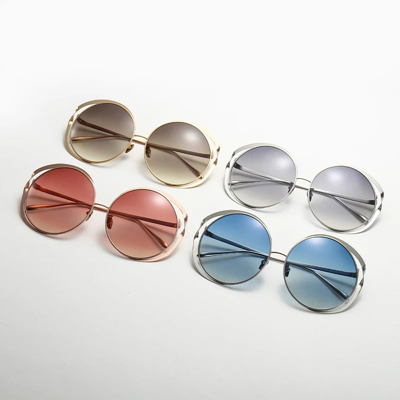 Korea Fashion Luxury Sunglasses Women Brand Personality Designer Colorful Sweet Sun Glasses Eyeglasses Car Driving UV Protect