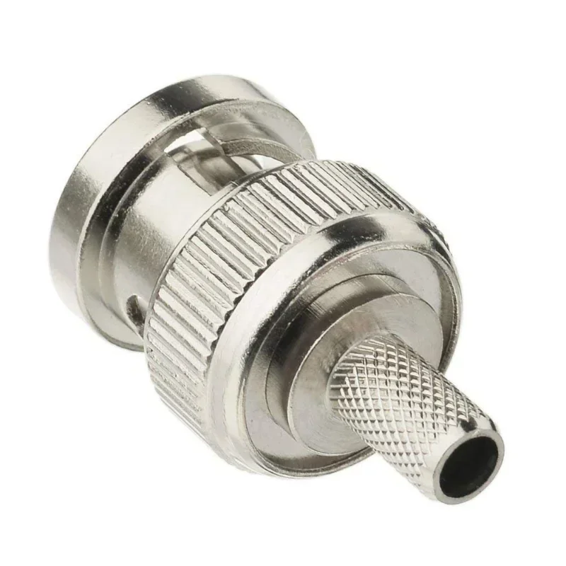 Sistema di sicurezza con connettore BNC a crimpare da 10 pezzi