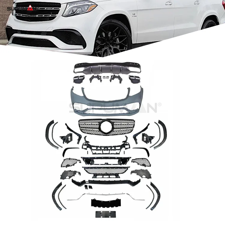 

SPM BUMPER Body kit for Mercedes-Benz GLS X166 body kit accessories 2015-2019 Plastic Color Material Origin