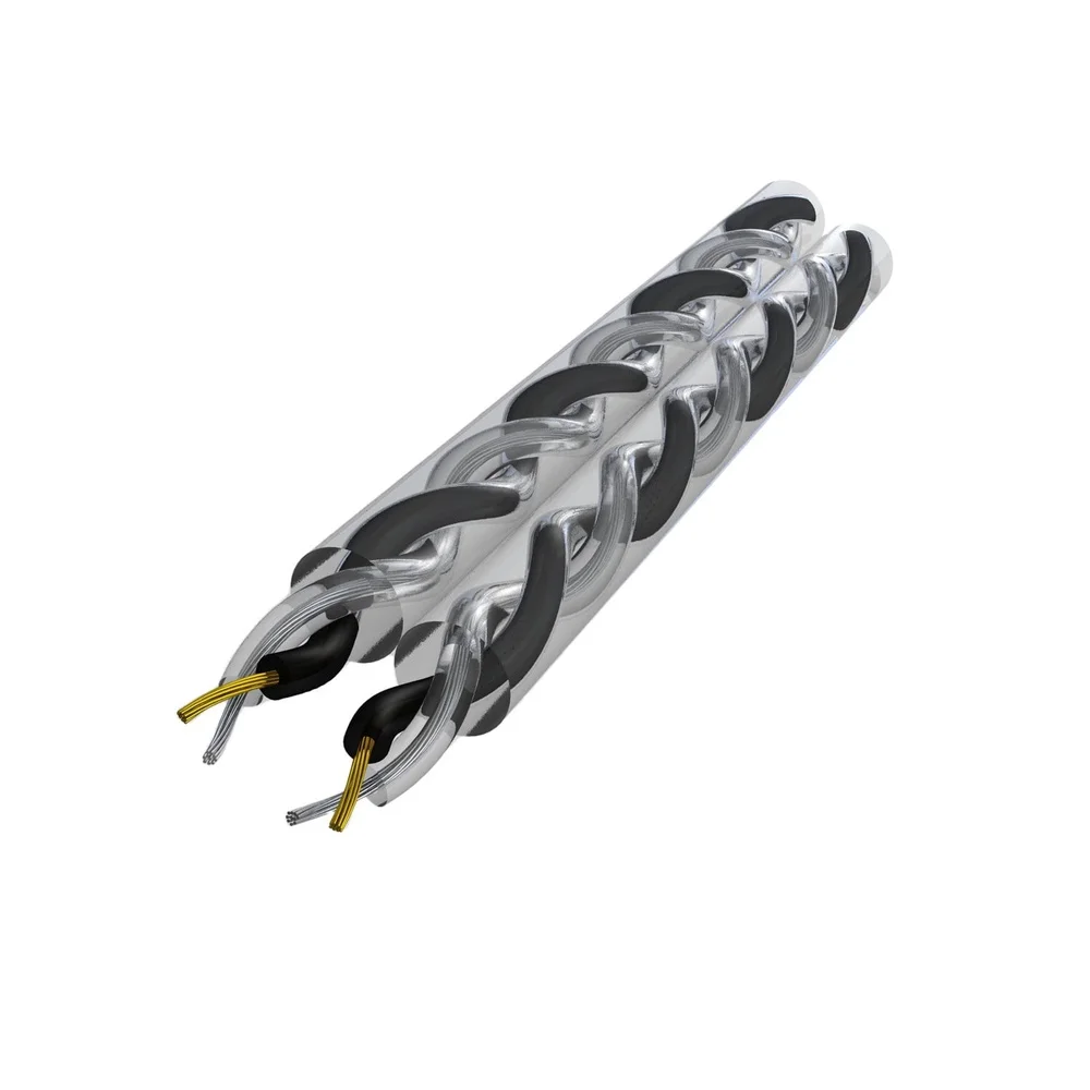 12フィート高品質ツイストRCA相互接続オーディオケーブル低ノイズ耐久性のあるデザイン安全な接続カーステレオアンプ