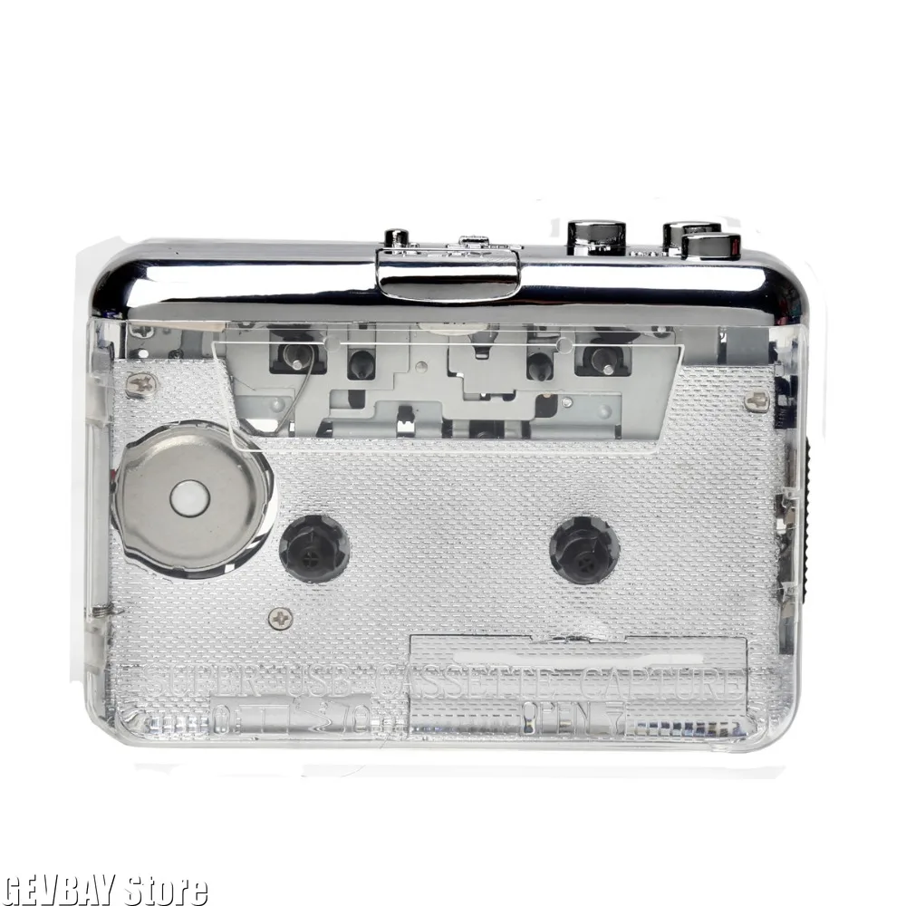Portable Cassette Player Walkman Tape - MP3 Converter Type-C Player 2 AA/USB Powered Music Player