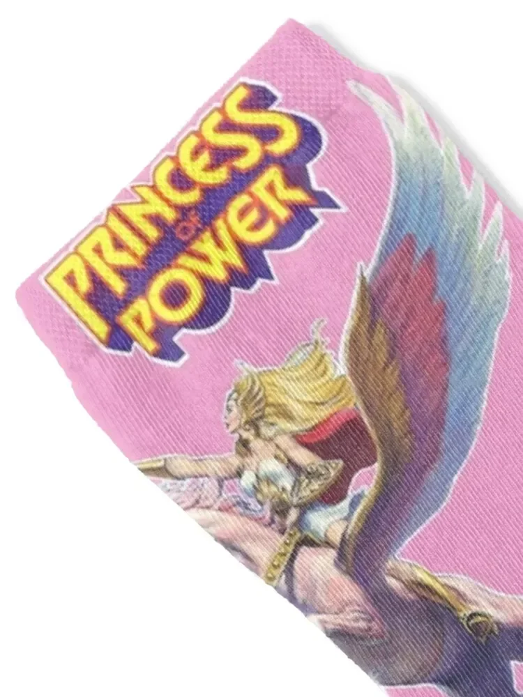 Retro Princess of Power SHE RA on Swift Wind Vintage style art print Socks designer brand gifts Boy Socks Women's