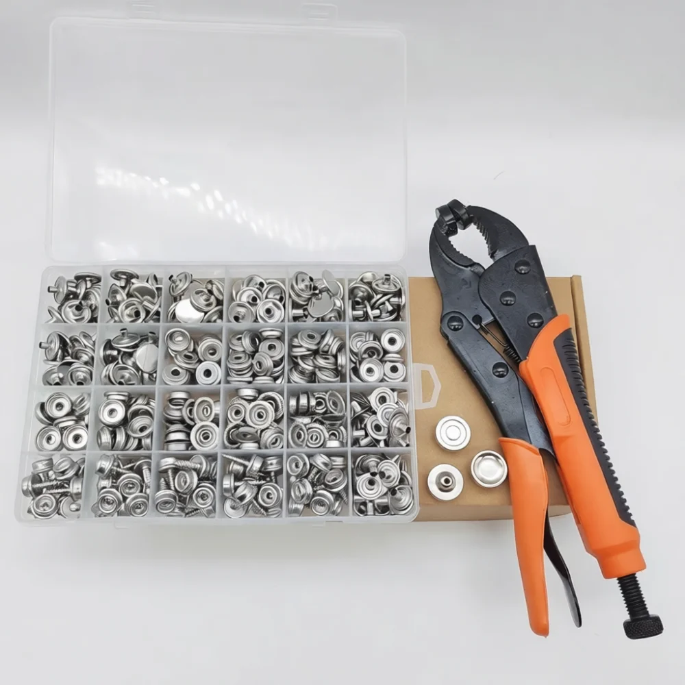 手動式スナップボタン取り付けプライヤーセット。ステンレス製の - Snap Plier Setter のレビューと価格
