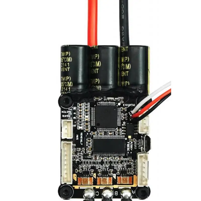 Flipsky Mini V6 Mk5 z przyciskiem zasilania, oparty na Vesc6.6, z aluminiowym, anodowanym radiatorem do deskorolki elektrycznej i motocykla elektrycznego.