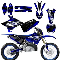Kit de pegatinas personalizadas con gráficos personalizados para Motocross, para YAMAHA YZ125 YZ250 125 YZ 2015 2016 2017 2018 2019 2020 2021