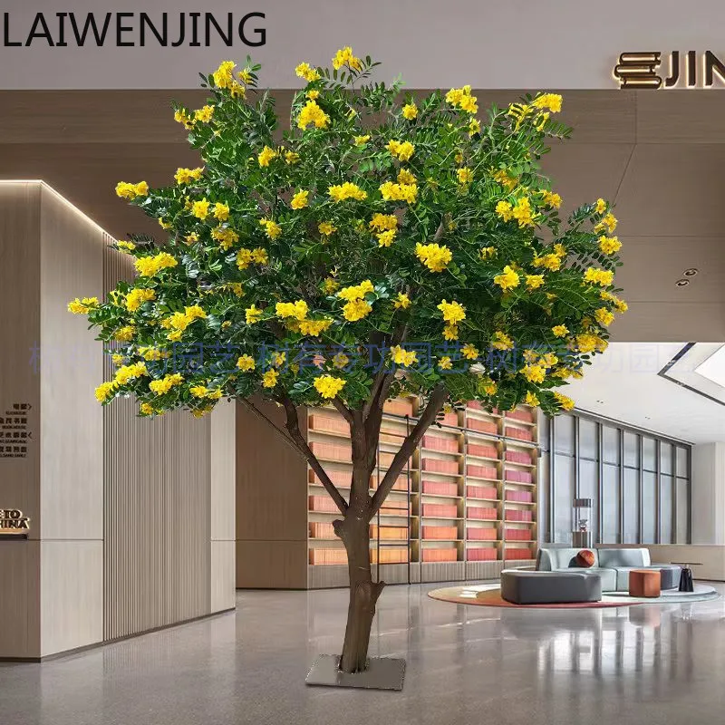 

HLZ simulated locust tree, large fake tree, shopping mall interior decoration ornament