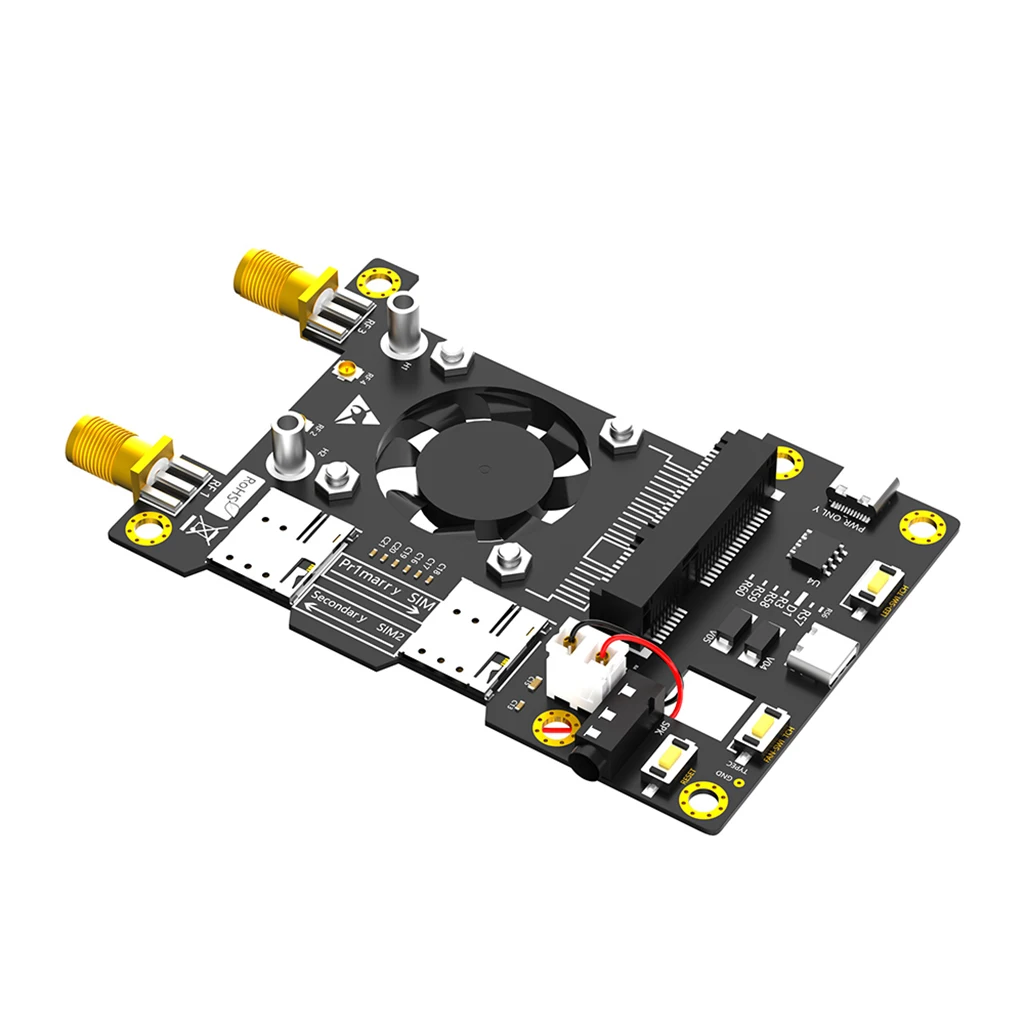 

3G/4G & LTE Base HAT for Raspberry for Asus Tinker Board Computer Board with Cooler Fan for Samsung ARTIK for Rock64 Media/Liber