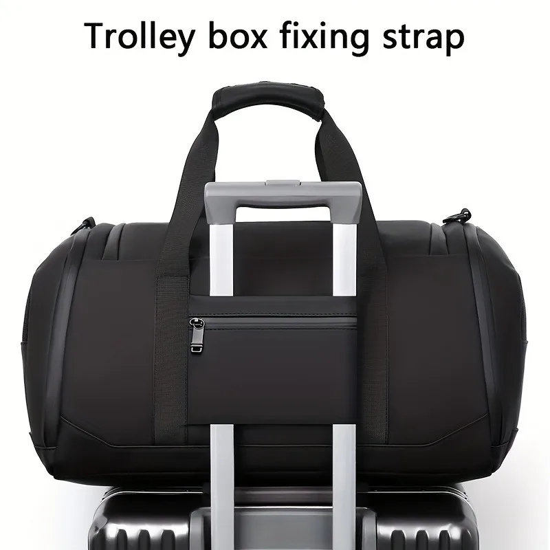 กระเป๋าเดินทาง Duffel ความจุขนาดใหญ่ - ผ้า Oxford ที่ทนทาน กระเป๋ายิมกีฬากลางคืนที่กว้างขวางและมีสไตล์พร้อมช่องหลายช่อง