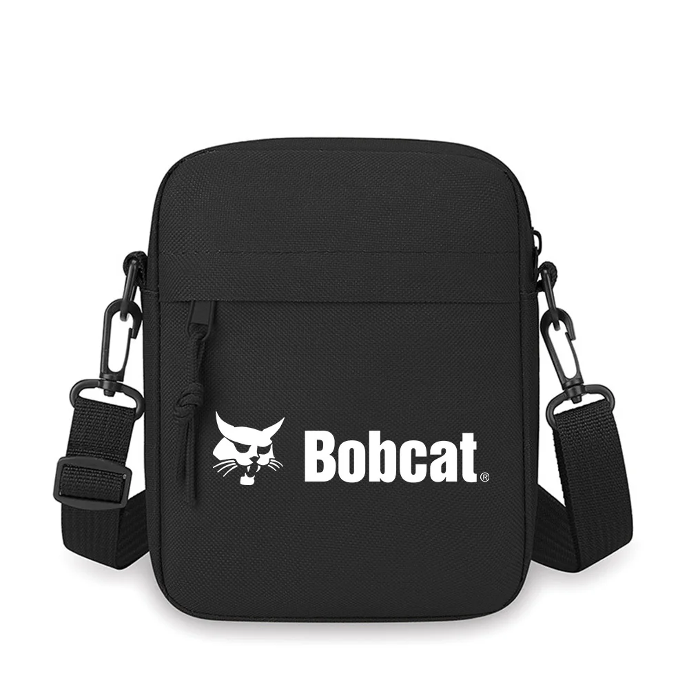 

Bobcat logo text and animal Men Crossbody Bag Single Shoulder Women Cartoon Anime Film Printing Design Unisex