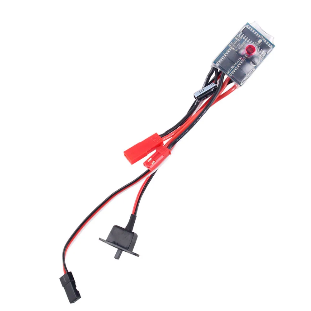 1szt 10A ESC Szczotkowy regulator prędkości do 1/16 1/18 1/24 RC Car Crawler WPL C24 B16 B24 B36 RC Boat