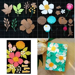 Summer Blooms Metal Cutting Dies for DIY Decorating Scrapbook Paper Gift Card Album Embossing Craft Die Cut 2024 New Arrivals