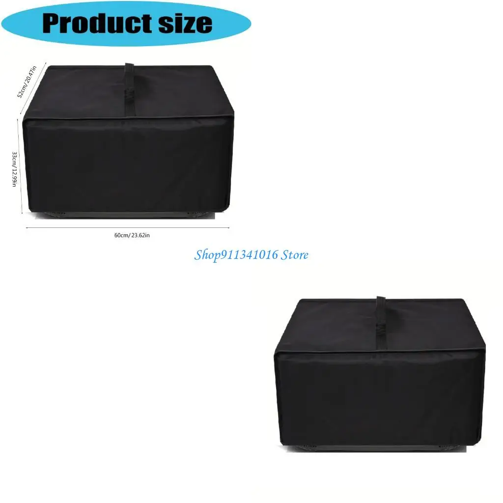 

Черная крышка духовки Толстая полиамидная ткань 600D Водонепроницаемая отделка В комплект входит ручка для переноски Точные