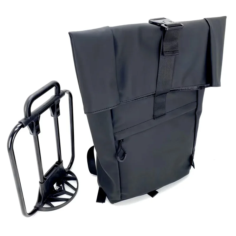 Bicycle Waterproof Bags & Panniers Use For Brompton Birdy Bicycle Front Carrier Bags & Panniers With Aluminum Mount