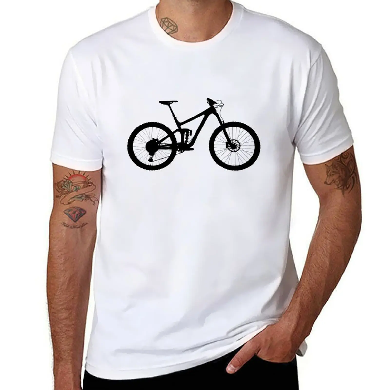 

Norco Range Enduro Mountain Bike Silhouette T-Shirt t shirt man luxury printed t shirts for man T-Shirt