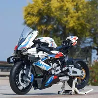 1920pieces Motorcycle Building Blocks Adults Diy Assembly Model Toy Educational Kids Birthday Christmas Gift