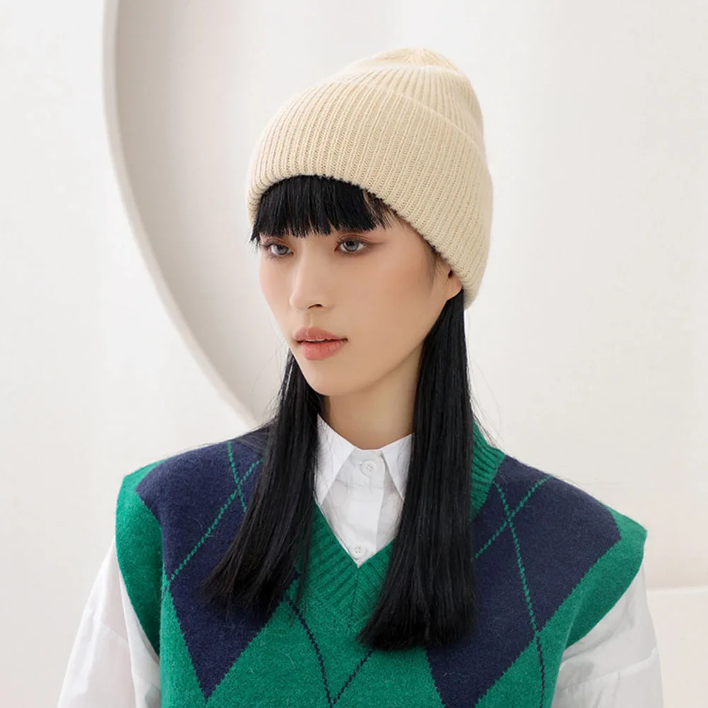 Heißer Verkauf Winter Hut Echt Kaninchen Fell Winter Hüte Für Frauen Mode Warme Beanie Hüte Frauen Solide Erwachsene Abdeckung Kopf Kappe – Detail 16