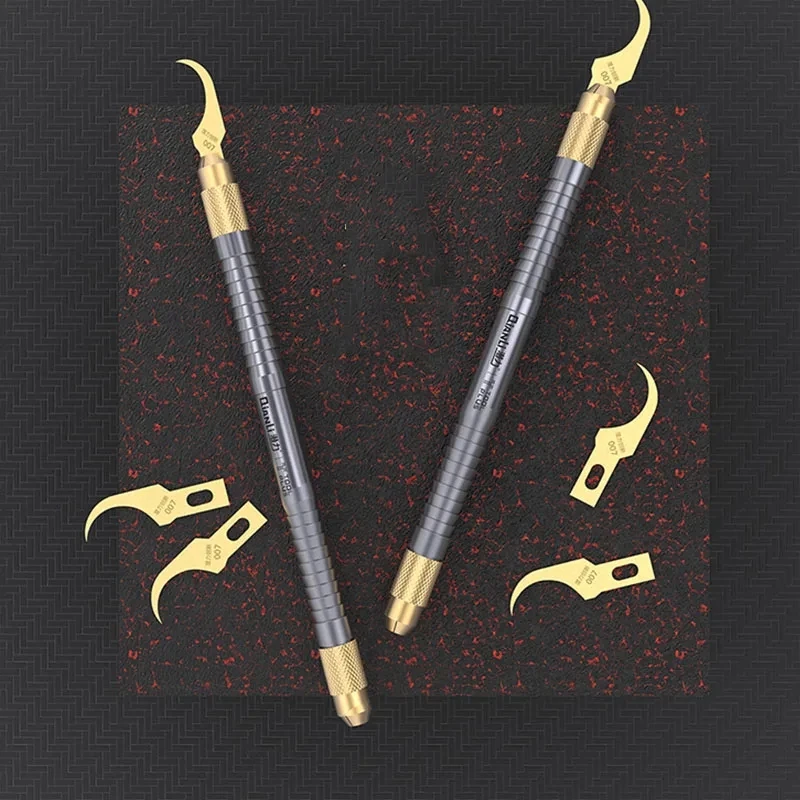 Qianli 012 سكين إزالة الغراء متعدد الوظائف، وحدة المعالجة المركزية IC الغراء نظيفة رقيقة الباردة شفرة، Logicboard BGA صيانة كشط حدق 009 008 007