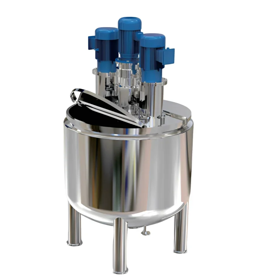 500L Stainless Steel 304 306L High Shearing Emulsifying Dispersion Mixing Tank for Liquid Soap and Shampoo Production