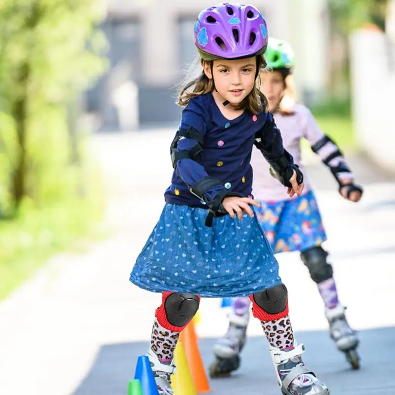 Kniebeschermers Voor Kinderen 6 In 1 Kinderen Kniebeschermers En Elleboogbeschermers Set Kids Kniebeschermers En Elleboogbeschermers Polsbeschermer Voor Scooter