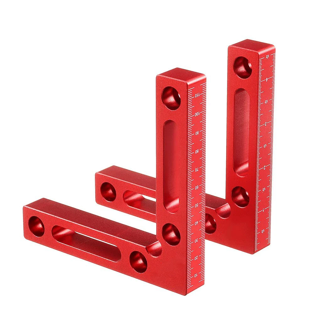 1pc/2pcs 90 Degree Positioning Square Right Angle Clamp Aluminum L Block Woodworking Clamp Tool For Picture Frame Box Drawer