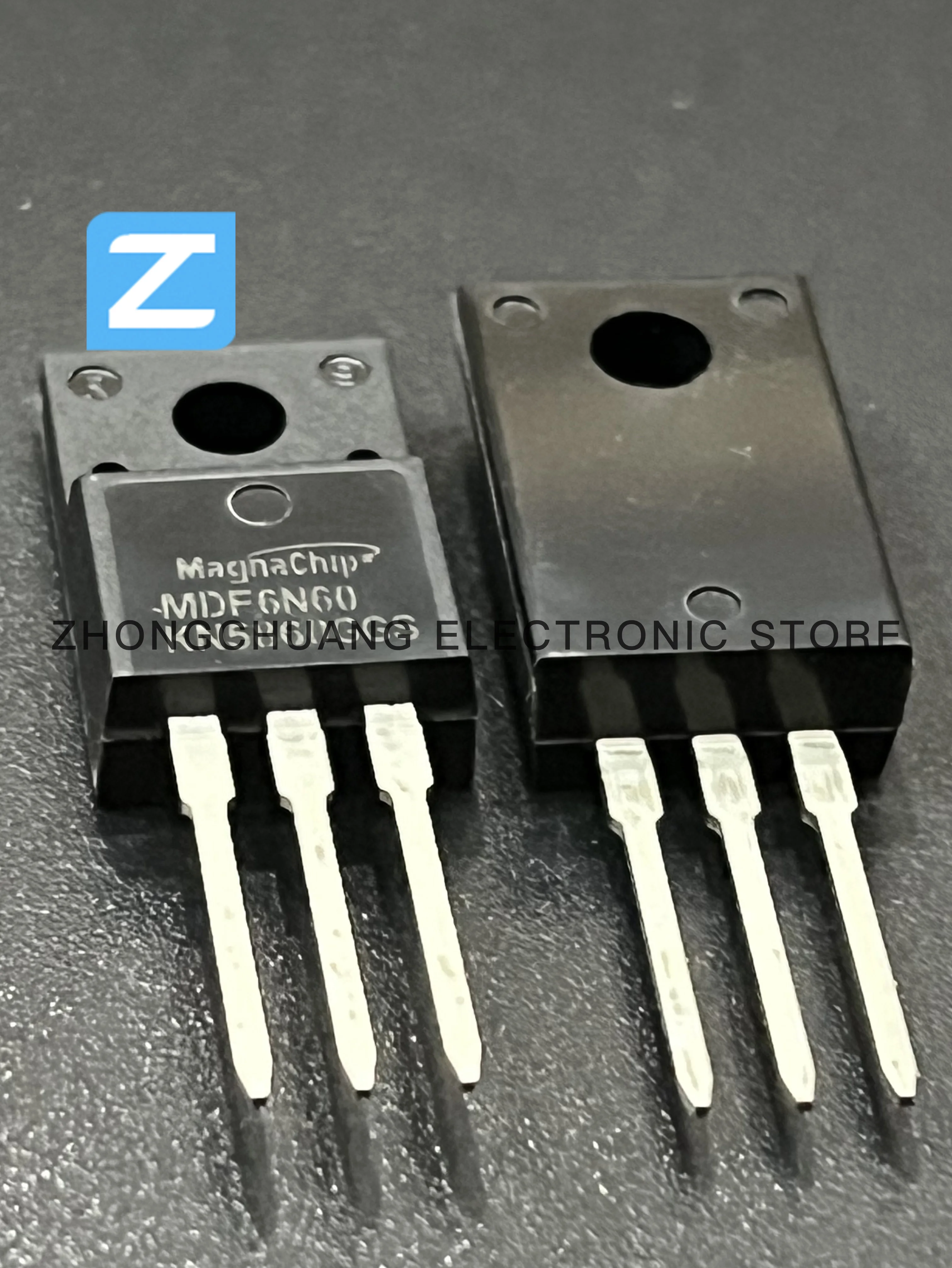 1-10PCS MDF6N60TH MDF6N60 TO-220F 600V 6A N-Channel MOSFET new original