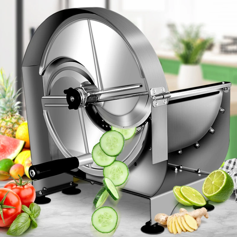 

Multifunctional Commercial Household Kitchen Frozen Meat Slicer Manual Stainless Steel Food Shredder Fruit Potato Meat Shredder