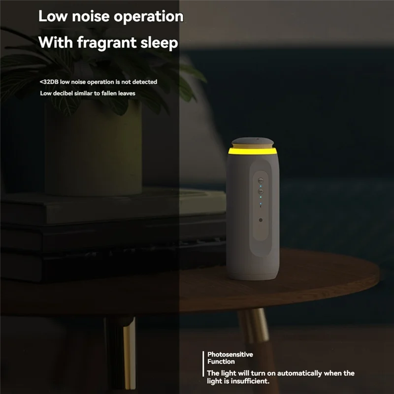 

ABMI-300M³ Wall Plug Aroma Diffuser With Sensor Night Light Smart Bluetooth App Fragrance Diffuser EU Plug