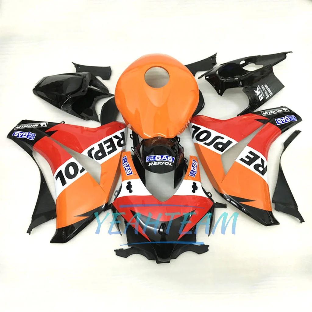 Free Custom for HONDA Injection Mold 2008 2009 2010 2011 CBR 1000RR CBR1000RR 08 09 10 11 Fairings Set Repair Aftermarket Parts