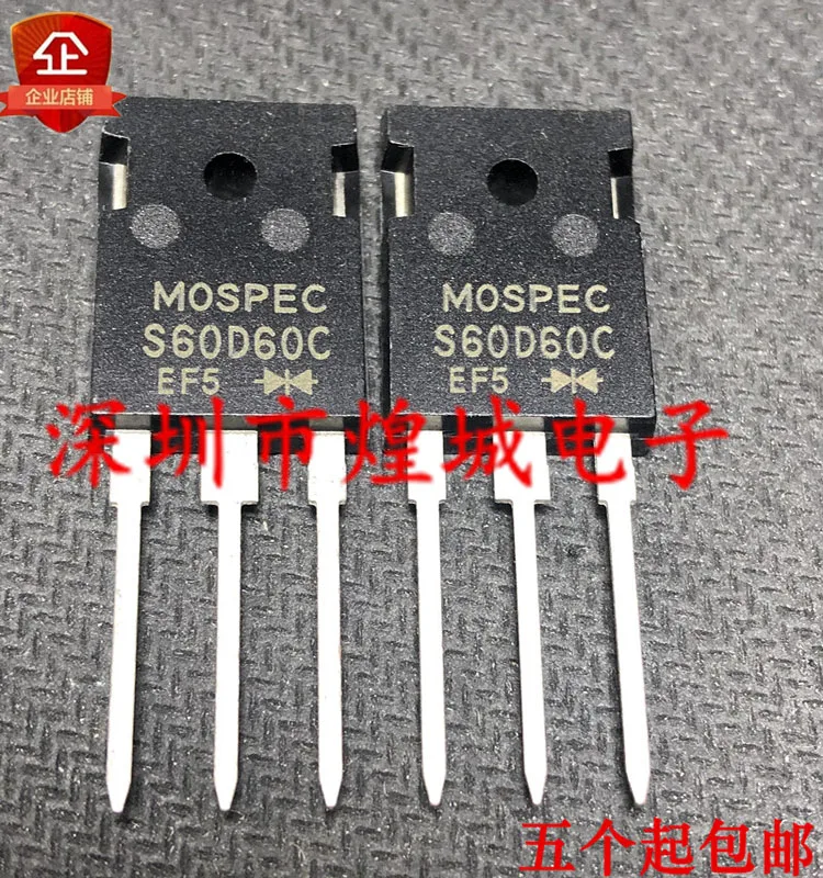 

5pcs S60D60C MOS TO-247 60V 60A
